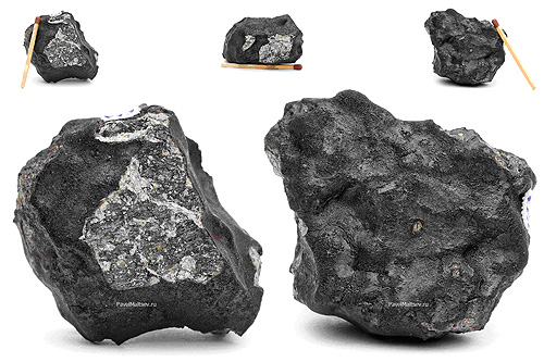 Meteorite, die nach dem Fall im russischen Tscheljabinsk gefunden wurden. Quelle: http://pavelmaltsev.ru/urfu/photo-meteorit-chebarkul.php